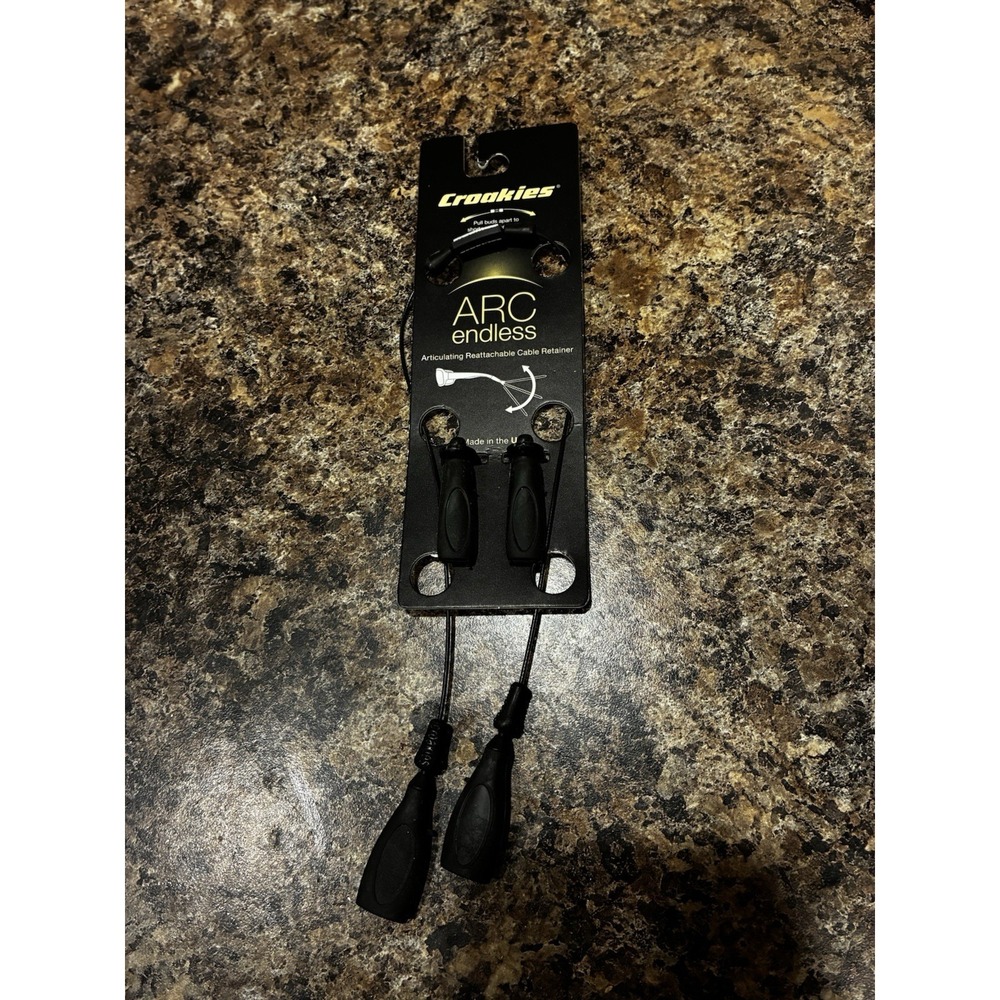 Croakies Arc Endless Eyewear Retainer, 16" XXL/XL - Black